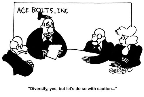 Ace Bolts, Inc: 'Diversify, yes, but let's do so with caution...'