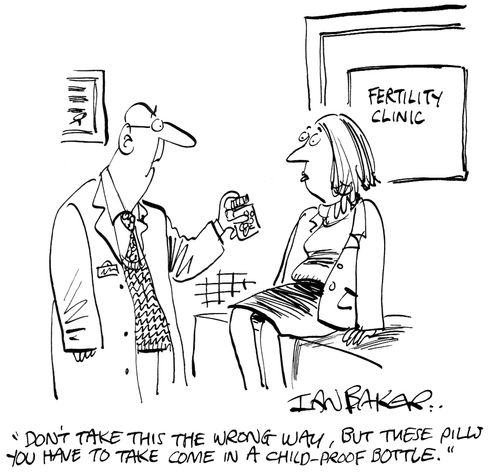 'Don't take this the wrong way, but these pills you have to take come in a child-proof bottle.'