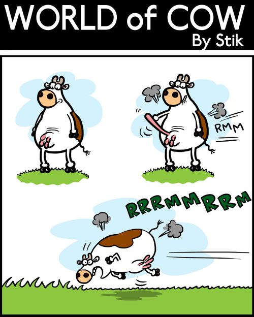 Cow outboard engine