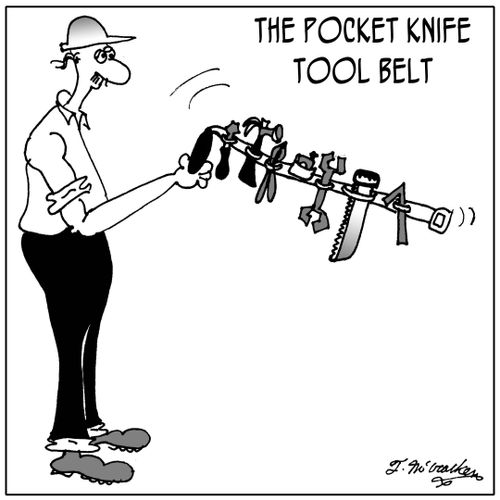 The Pocket Knife Tool Belt
