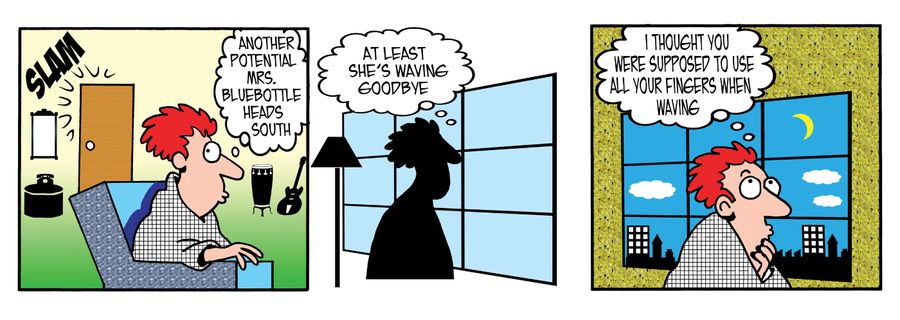 'Another potential Mrs Bluebottle heads south,'