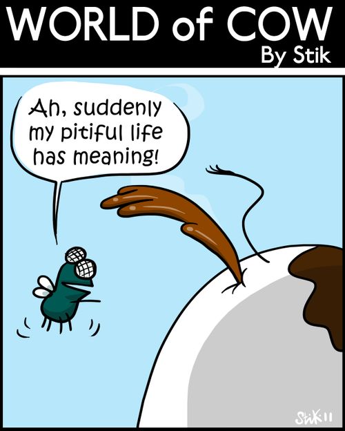 'Ah, suddenly my pitiful life has meaning!'