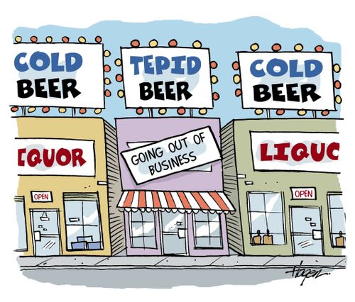 Tepid Beer - Going out of Beer.