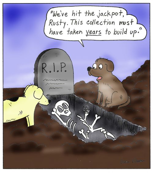 'We've hit the jackpot,d Rusty. This collection must have taken years to build up.'