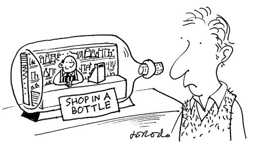 'Shop in a bottle.'