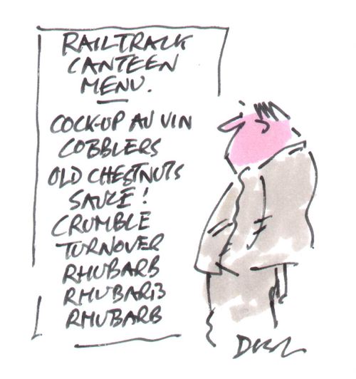 Railtrack Canteen Menu