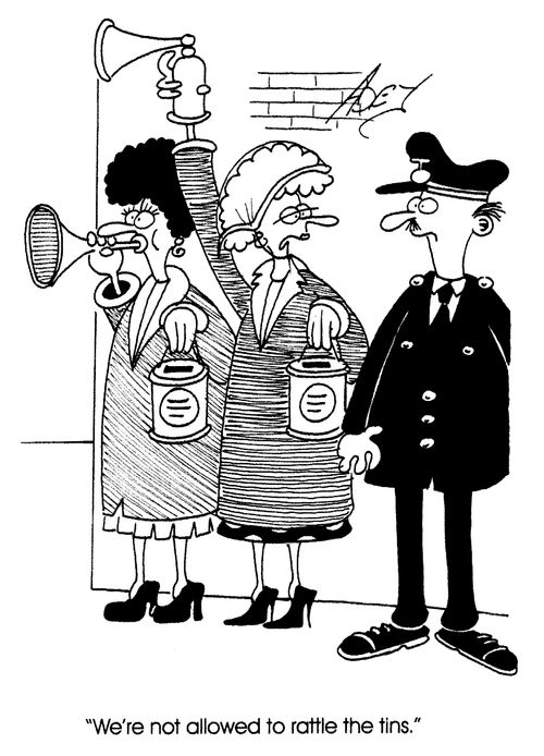 "We're not allowed to rattle the tins."