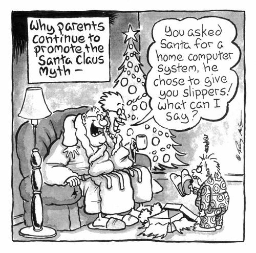 'Why parents continue to promoto the Santa Claus myth'
