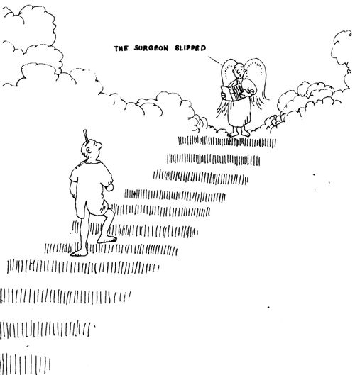 Heaven - "The surgeon slipped"