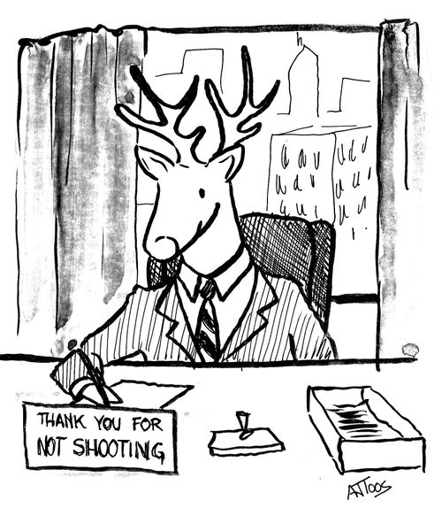 THANK YOU FOR NOT SHOOTING