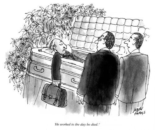 'He worked to the day he died.'