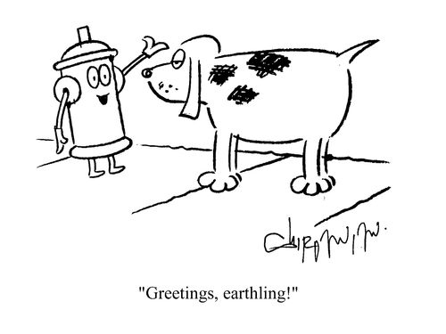 'Greetings, earthling!'