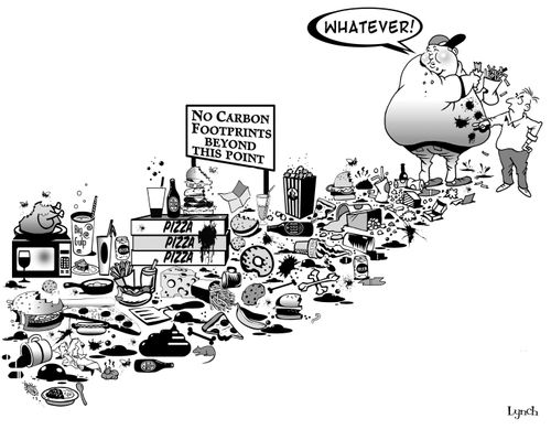 No carbon footprints beyond this point - "Whatever!"  