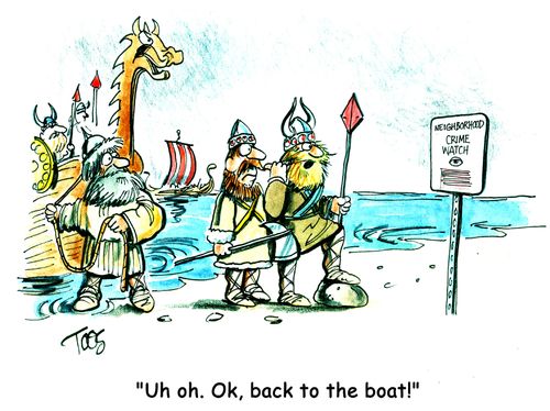 'Uh oh. Ok, back to the boat.'