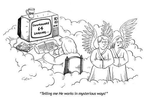 'Telling me He works in mysterious ways!'