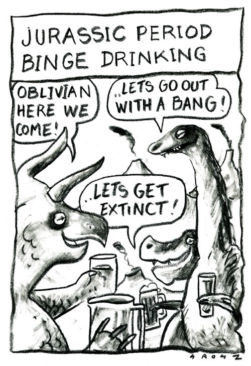 Jurassic period binge drinking