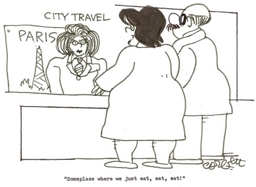 'Someplace where we just eat, eat, eat!'