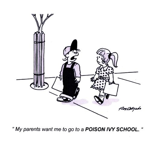 'My parents want me to go to a Poison Ivy School.'