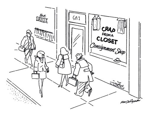 Crap from a closet.