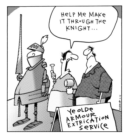 'Help me make it through the knight.'