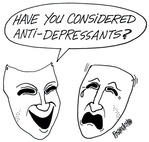 'Have you considered anti-depressants?'