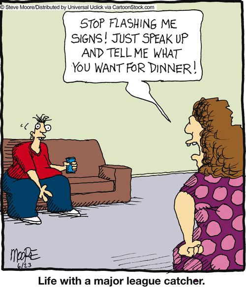 Life with a major league catcher.