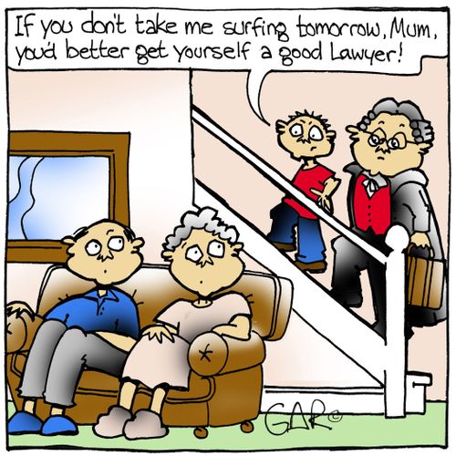 '...you'd better get yourself a good lawyer!'