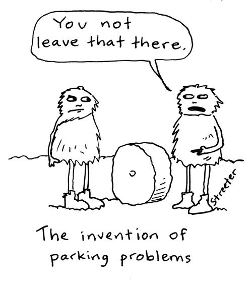 The invention of parking problems