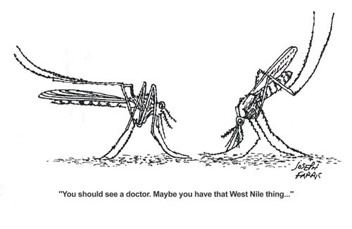 'You should see a doctor. Maybe you have that West Nile thing...'