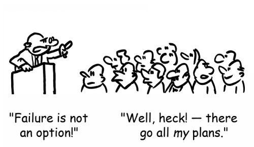 'Failure is not an option!'