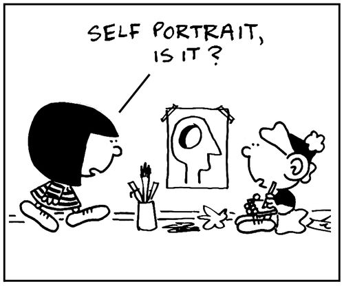 'Self portrait, is it?'
