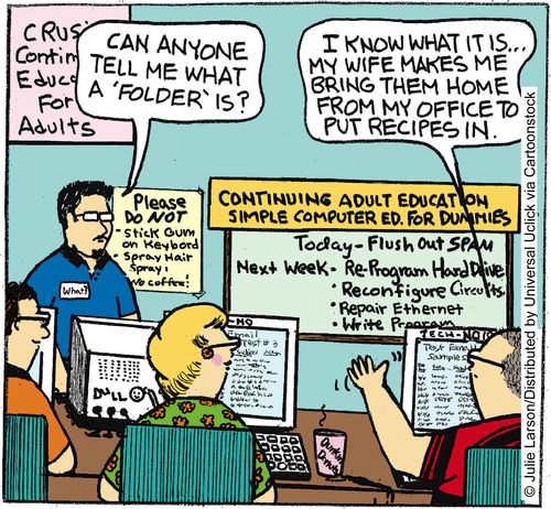 'I know what it is. . . my wife makes me bring them home from office to put recipes in.'