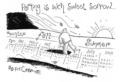 Parting is such sweet sorrow. . .