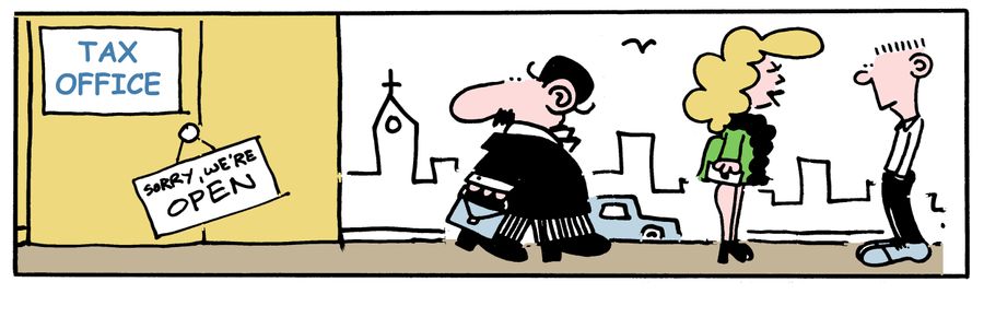 'Sorry, we're open.'