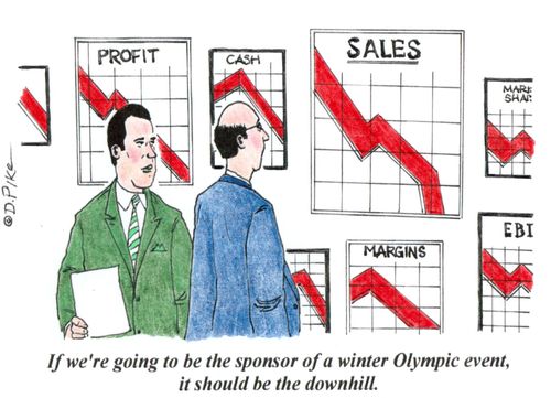 'If we're going to be the sponsor of a winter Olympic even, it should be the downhill.'