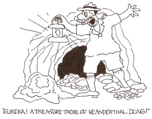 'Eureka! A treasure trove of Neanderthal dung!'