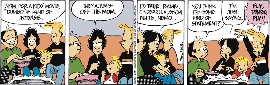 'They always off the mom.'