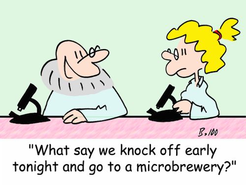 'What say we knock off early tonight and go to a microbrewery?'