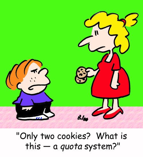 'Only two cookies? What is this -- a quota system?'