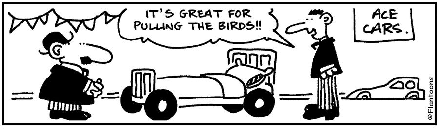 It's great for pulling the birds!