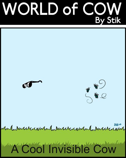 A Cool Invisible Cow.