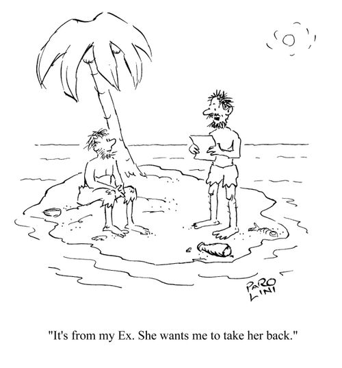 'It's from my Ex. She wants me to take her back.'