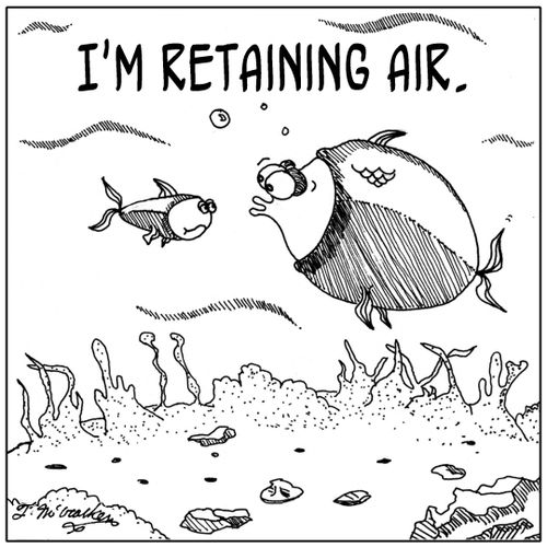 I'm retaining air.