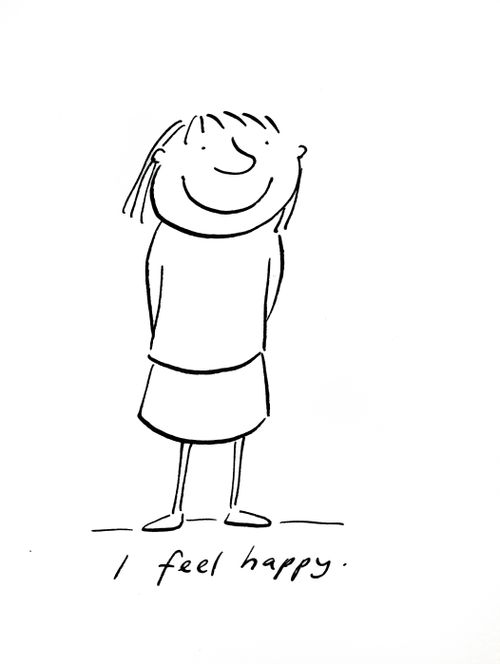 I feel happy