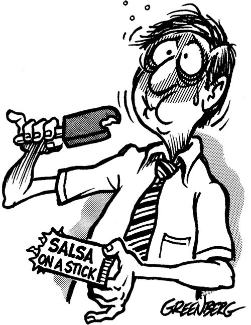Salsa on a Stick.