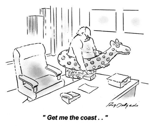 'Get me the coast.'