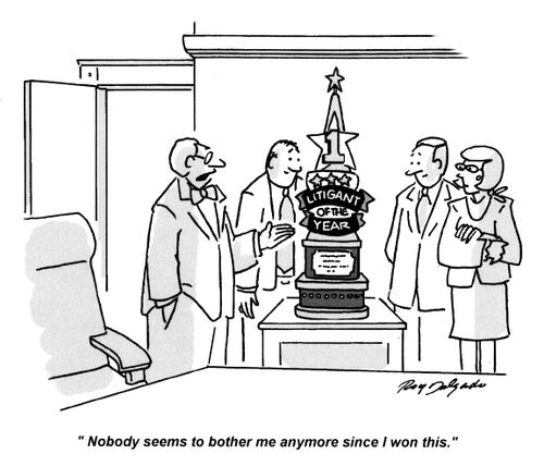 'Nobody seems to bother me anymore since I won this.'