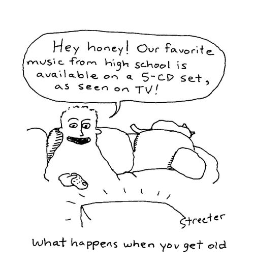 'What happens when you get old.'