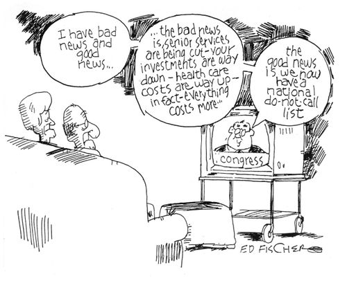 'I have bad news and good news...'