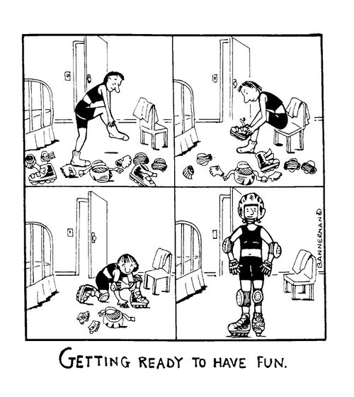 'Getting ready to have fun'